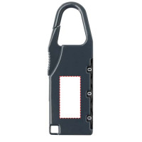 Zone de marquage Position 7 pour Cadenas pour bagages TEPI personnalisé avec logo