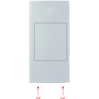 Zone de marquage Position 1 pour Chargeur externe solaire 8000 mAh VOZE personnalisable avec logo