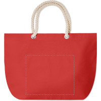 Zone de marquage Position 4 pour Sac de plage et shopping FURU personnalisable avec logo