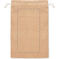 Zone de marquage Position 2 pour Sac cadeau en jute Fefu personnalisé