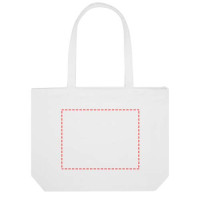 Zone de marquage Position 2 pour Sac shopping recyclé VISE personnalisable avec logo