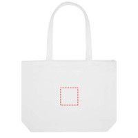 Zone de marquage Position 3 pour Sac shopping recyclé VISE personnalisable avec logo