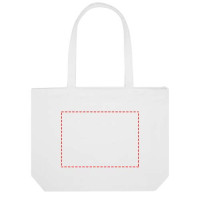 Zone de marquage Position 6 pour Sac shopping recyclé VISE personnalisable avec logo