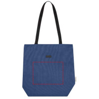 Zone de marquage Position 3 pour Sac shopping en toile recyclée SUTU personnalisable avec logo