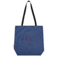 Zone de marquage Position 4 pour Sac shopping en toile recyclée SUTU personnalisable avec logo