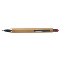 Zone de marquage Position 3 pour Stylo-stylet en bambou LATU personnalisable avec logo