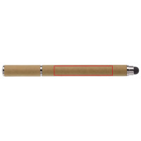 Zone de marquage Position 2 pour Stylo stylet en carton VELA personnalisé avec logo