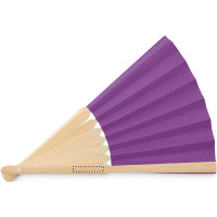 Zone de marquage Position 1 pour Éventail en bambou FOKO personnalisé avec logo