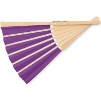Zone de marquage Position 3 pour Éventail en bambou FOKO personnalisé avec logo