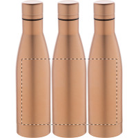 Zone de marquage Position 4 pour Bouteille isotherme en cuivre KEFU personnalisée avec logo