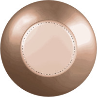 Zone de marquage Position 6 pour Bouteille isotherme en cuivre KEFU personnalisée avec logo