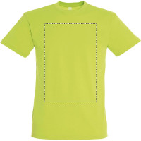 Zone de marquage Position 1 pour T-shirt col rond RIYU personnalisé avec logo