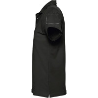 Zone de marquage Position 5 pour Polo homme VAGE personnalisé avec logo