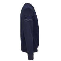 Zone de marquage Position 4 pour Sweat-shirt unisexe col rond ZONO personnalisé avec logo