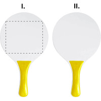 Zone de marquage Position 1 pour Jeu de tennis de plage YOMI personnalisé avec logo