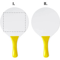 Zone de marquage Position 3 pour Jeu de tennis de plage YOMI personnalisé avec logo
