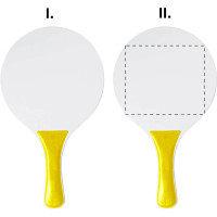 Zone de marquage Position 4 pour Jeu de tennis de plage YOMI personnalisé avec logo