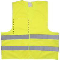 Zone de marquage Position 3 pour Veste de sécurité GUVU personnalisée avec logo