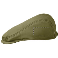 Zone de marquage Position 2 pour Casquette Newsboy MEUE personnalisable avec logo