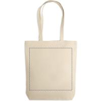 Zone de marquage Position 2 pour Sac shopping en toile REGO personnalisable avec logo