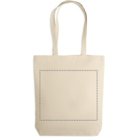 Zone de marquage Position 4 pour Sac shopping en toile REGO personnalisable avec logo