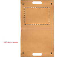 Zone de marquage Position 1 pour Conférencier en carton recyclé SATO personnalisable avec logo