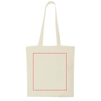 Zone de marquage Position 1 pour Sac fourre-tout en coton ZAEO personnalisable avec logo