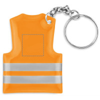 Zone de marquage Position 2 pour Porte-clés gilet de sécurité à personnaliser Puzo avec votre logo